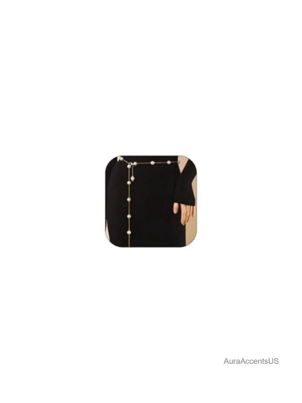 Pearl Flower Waist Chain Belt Body Jewelry Women Gold Chain Belt